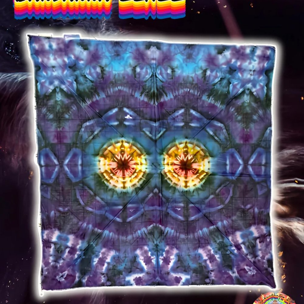 [Hand Dyed] Tie Dye Bandanna